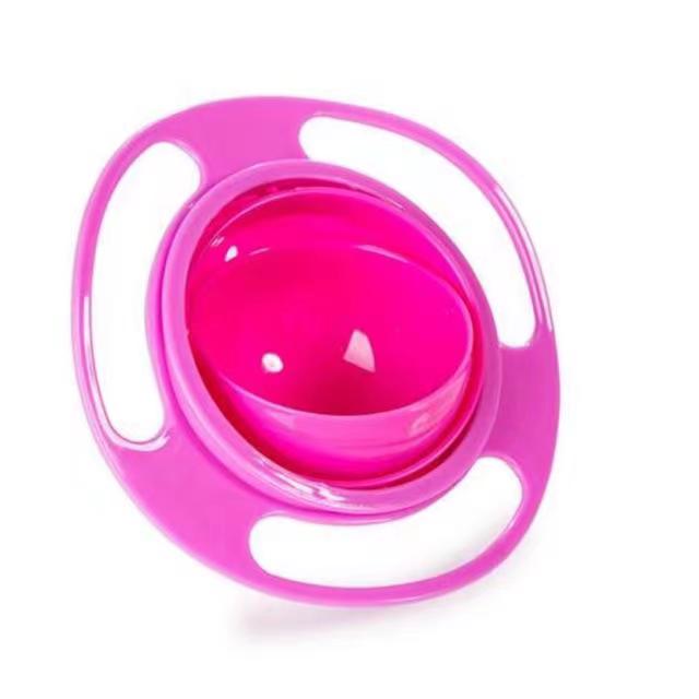 Hntob 12M+ Anti-Spill Universal Gyro Bowl Rotating Plate Flying Saucer Spinning No Sprinkle No Pour