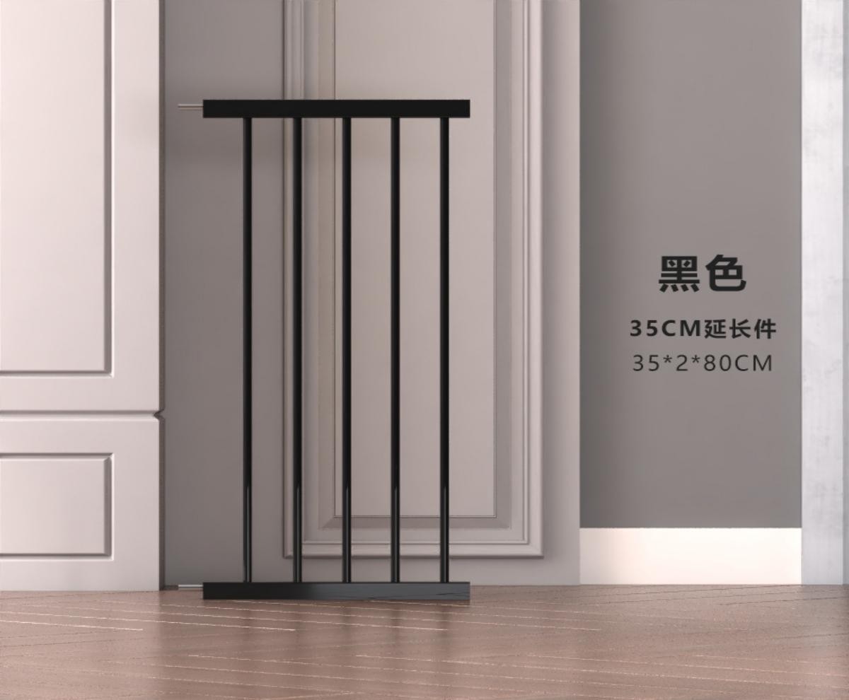 PaPaPet Baby Safety Gate Fence Guard For Baby Child Stairs Dogs Pets with auto-close feature for doorway safety 3-locked Pagar Katil
