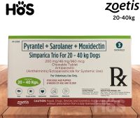 Simparica Trio Chewables For Dogs 20-40kg