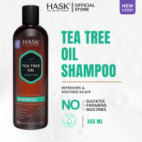 Hask Tea Tree Oil and Rosemary Invigorating Shampoo 355ml