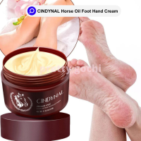 CINDYNAL Original Horse Oil Hand and Foot Salve Cream 110g Anti-Cracking Cream Hydrating Whitening Cream Anti Chapping Skin Repair Lightening Whitening Smoothing Moisturizing Cream Face Cream Hand Cream Foot Cream Can Use for Rough Dry and Cracked