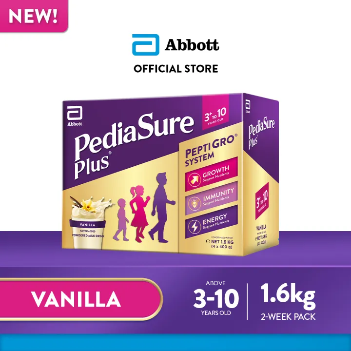 Pediasure Plus 3+ Vanilla 1.6kg for Kids Above 3 Years Old Powdered Milk Drink