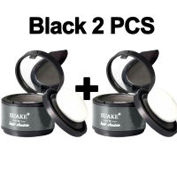 SUAKE Black Hair Shadow Powder Quick Hairline Filling Powder Waterproof Edge Control Hairline  Makeup Powder Hair Root Concealer White Hair Concealer Powder