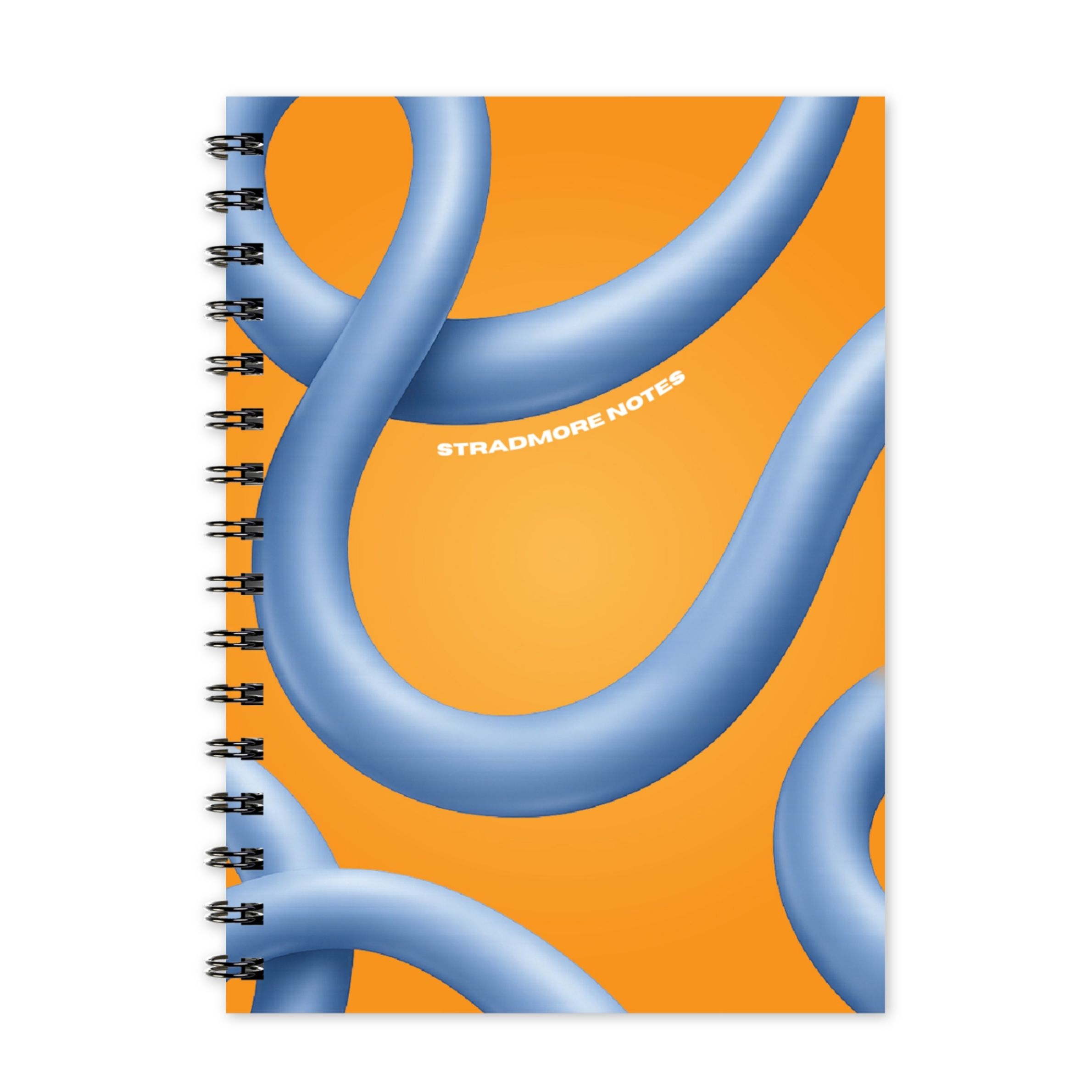 Stradmore Spiral Notebook Prints Quality Notebook with Double Loop Wire and plastic cover