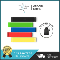 THE SWEAT CLUB [5 PCS/SET] Rubber Resistance Bands Exercise Bands Flex Bands Different Intensity Level For Hip Legs Butt Home Indoors Sports Exercise Workout Resistance Endurance Training