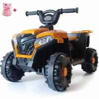 Kids ATV Electric Rechargeable Toy Car Ride on Off-Road Wheels for Beach Hills Mud Sand and Grass