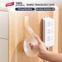 TAILI 1M/2M/5M Double Sided Tape Removable Reusable Nano Tape Waterproof  Multi-Purpose Traceless Adhesive Tape Washable Self adhesive Transparent Tapes Glue Multifunctional Double-Sided