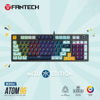 Fantech ATOM MIZU Edition Wired Mechanical Gaming Keyboard Hot swappable 3 Pin Mechanical Keyboard with Lighting Effects