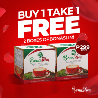 (BUY 1 TAKE 1) BONASLIM 15-in-1 Coffee (Mocha Flavor) – 2 Boxes
