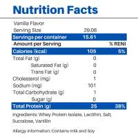ACTIVE Pure Isolate 1LB 100% Whey Protein Isolate Powder