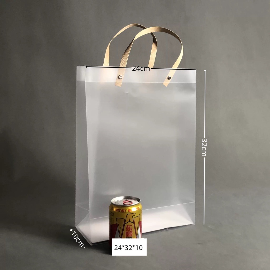 New PVC Loot bag Small gift bagBbags for gifts Clear paper bag PVC hand bag Transparent bag women Y27
