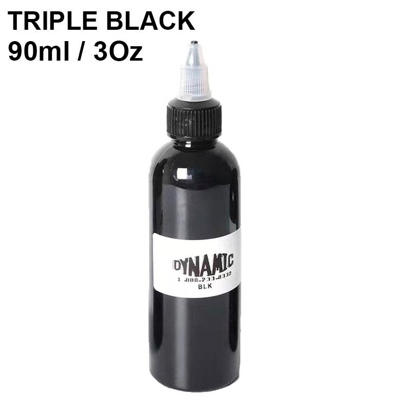DYNAMIC Triple Black Ink Tattoo Original Permanent Pigment Ink TBK MLC Tattoo Supplies