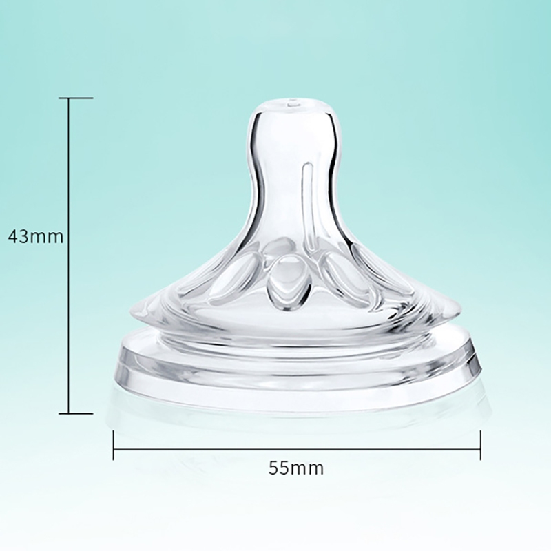 Avent Nipple Avent Natural Bottles Wide Nipples Replacement Frosted Spiral Silicone Nipple