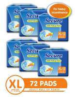 Secure Adult Pull-Up Pants- XLarge - 1 Box with 6 Packs