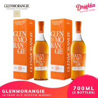 Glenmorangie 10 Year Old Highland Single Malt Scotch Whisky 700ml (2 Bottles) | Drinkka