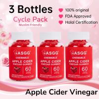 ASGG Apple Cider Vinegar Gummies & Vitamin C Gummy Weight Loss Daily Body Harmony Boost Detox Supplement