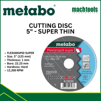 METABO CUTTING DISC 5″ - SUPER THIN (1mm) - MADE IN GERMANY