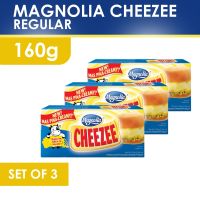 MAGNOLIA Cheezee Regular 160g Processed Cheese with Vitamins and Zinc (Set of 3)