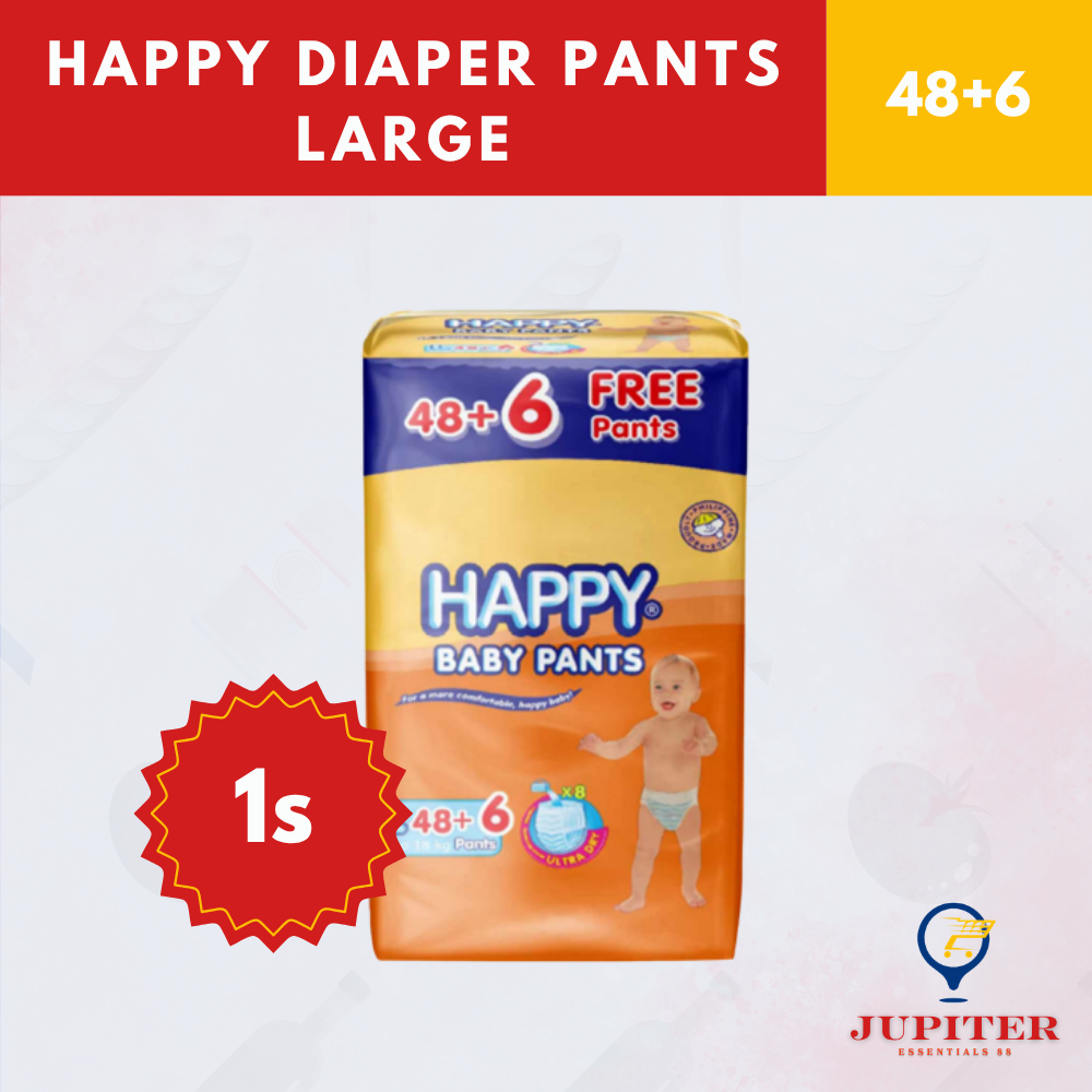 Happy Diaper Pants Large 48s