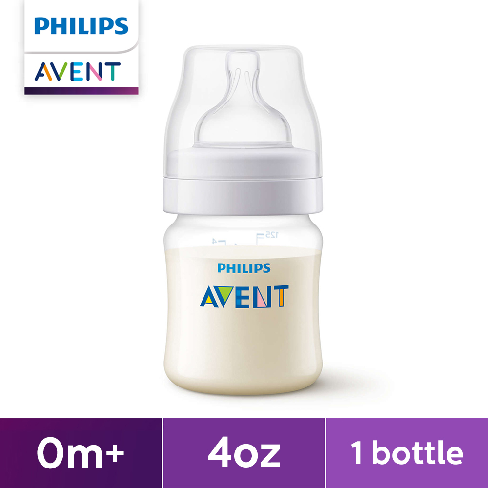 Philips AVENT [Online Exclusive] 4oz Anti-colic Baby Bottle