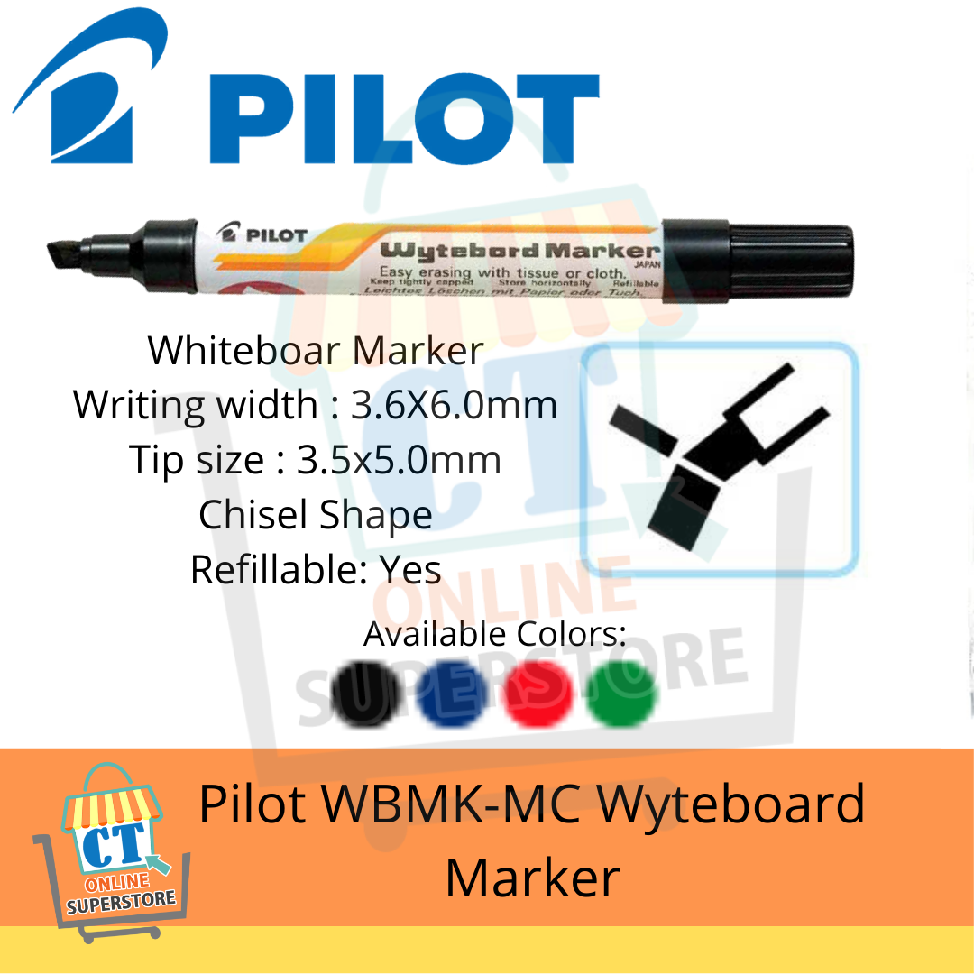 Pilot WBMK-MC Wyteboard Marker Refillable | Sold per pc