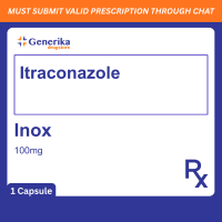 RX: ITRACONAZOLE CAPSULE - 100MG (INOX)