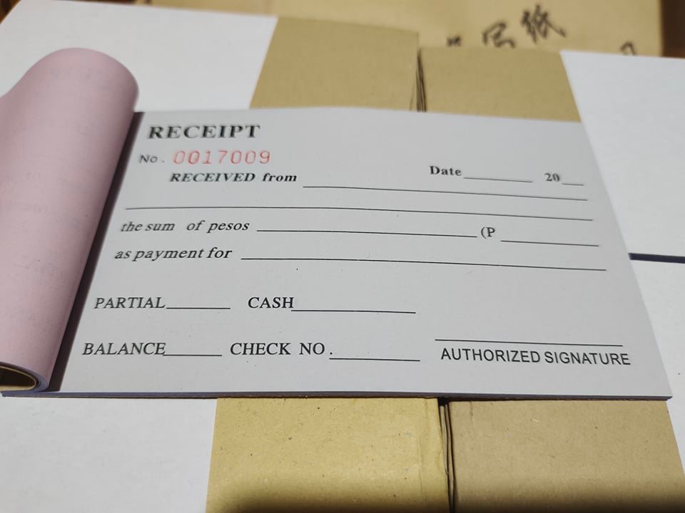 Receipt delivery with duplicate or triplicate