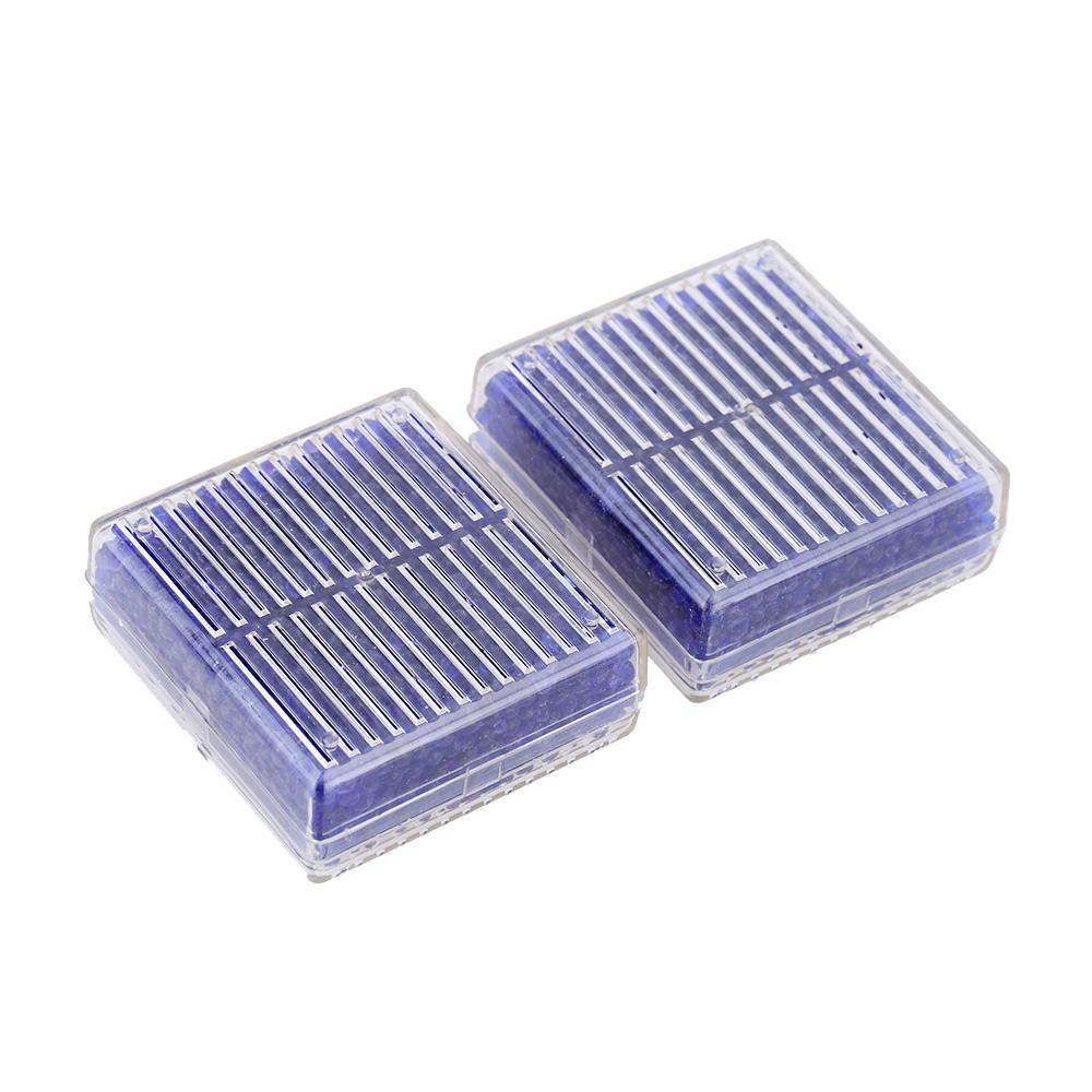 2 hộp gel silica hút ẩm độ ẩm độ ẩm hộp chống ẩm có thể tái sử dụng