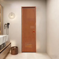 Waterproof PVC Door with PVC Frame - Complete Bathroom Set Anti-Mold Standard Sizes Available