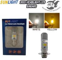 SUNLIGHT L-2033 T19 Headlight LED for Barako/BC175 White and Yellow