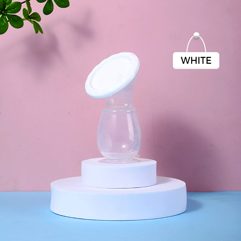 Manual Silicone Breast Pump Portable Breastmilk Collector Baby Feeding Soft Suction