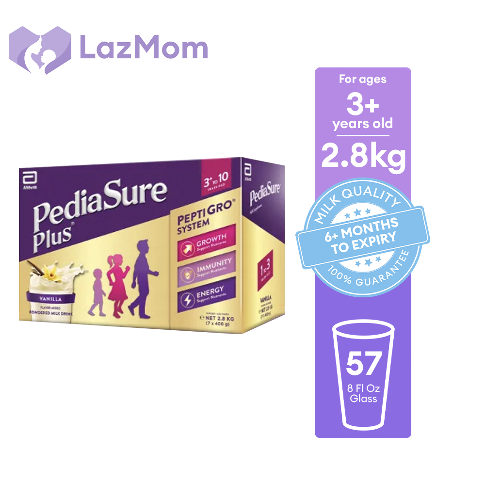 Pediasure Plus 3+ Vanilla 2.8kg for Kids Above 3 Years Old Powdered Milk Drink