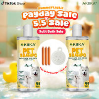AKllKA Extra Large 1L Pet Shampoo 4 in 1 for Dogs and CatsMild Shampoo Make Hair Soft and Shine EliminateOdorLeaving Pet Fresh and CleanDeodorized Conditionsand Moisturize Skin Keep Pet Happy After Bath
