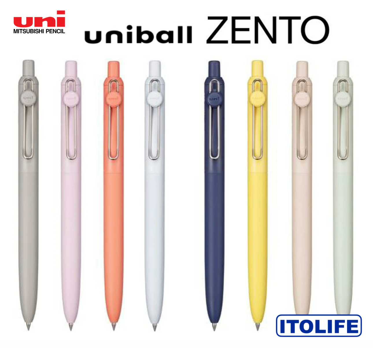 Uni-ball ZENTO Gel Pen 0.38mm/0.5mm- 1pc