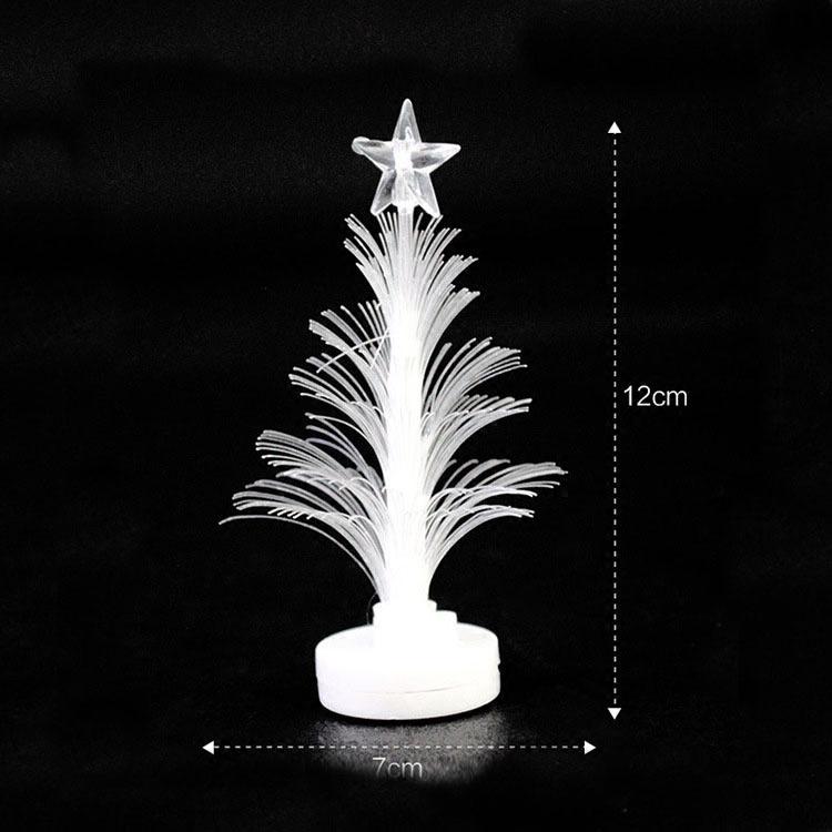 NEW Colorful LED Fiber Optic Nightlight Christmas Tree Lamp Light Children Xmas Gift Mini Table Christmas Tree Decor - intl