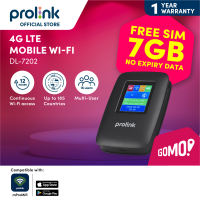 Prolink Pocket Wifi DL-7202 4G LTE can connect 16 users | Openline | Pocket Wifi | 3100 mAH MiFi with GOMO Sim 7GB No Expiry Data