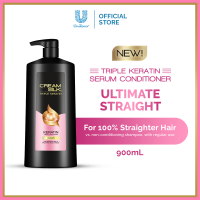 Cream Silk Triple Keratin Serum Conditioner Ultimate Straight 900ml