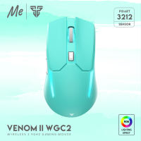 Fantech Venom II WGC2 Wireless Gaming Mouse 2.4GHZ with RGB Lighting Effect Venom II WGC2 Mint Green Edition Black and White