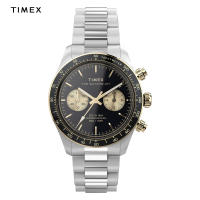 Timex Waterbury Heritage Silver Stainless Steel Analog Quartz Watch For Men TW2Y24000