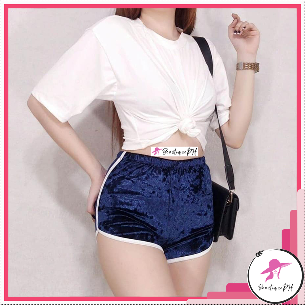 TIKTOK VELVET SHORTS FOR LADIES - FREE 