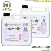 NutriHydro Lettuce Formula 4 Liters  Hydroponics Nutrient Solution  Potted Plants