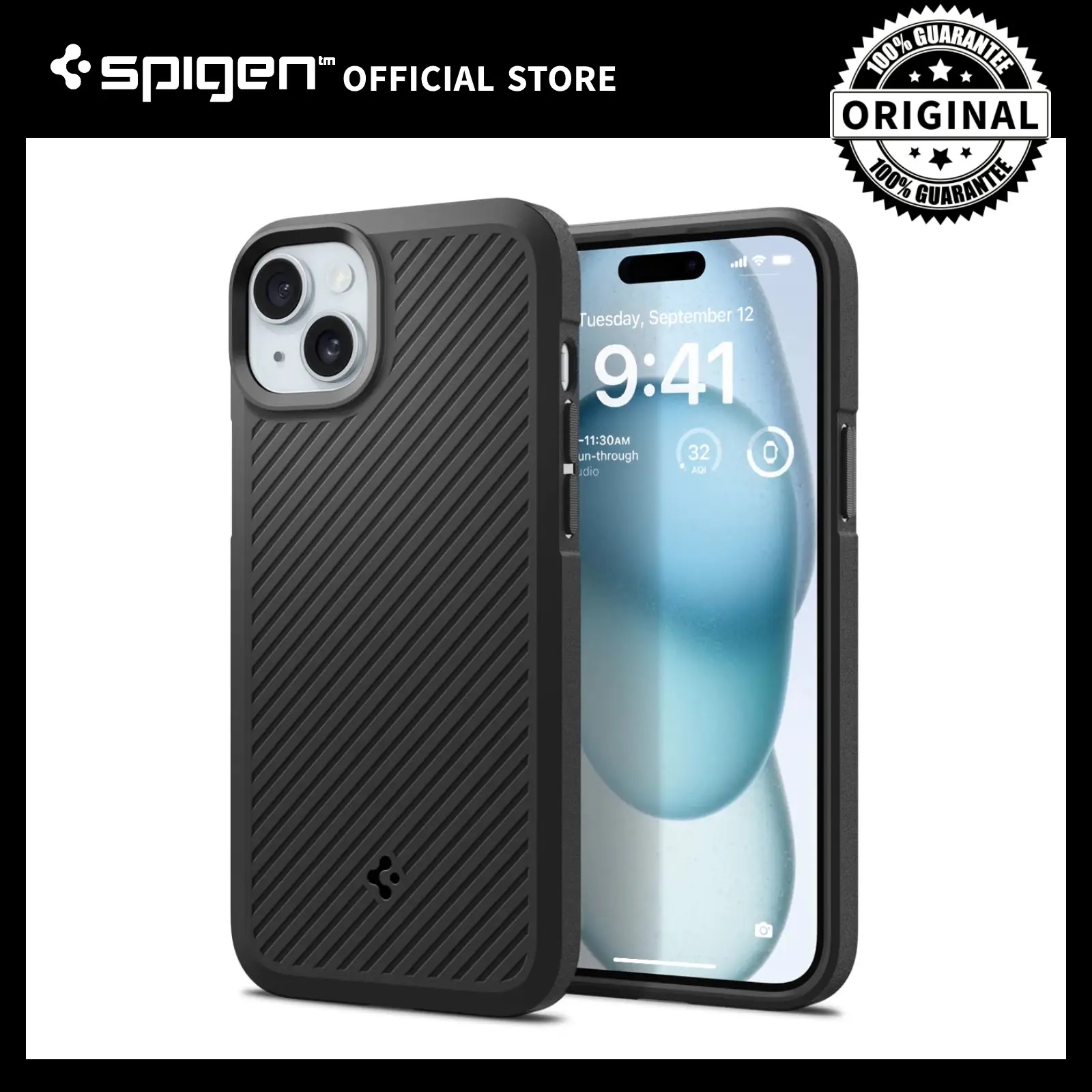 Spigen Core Armor Case for iPhone 15 Plus and iPhone 14 Plus