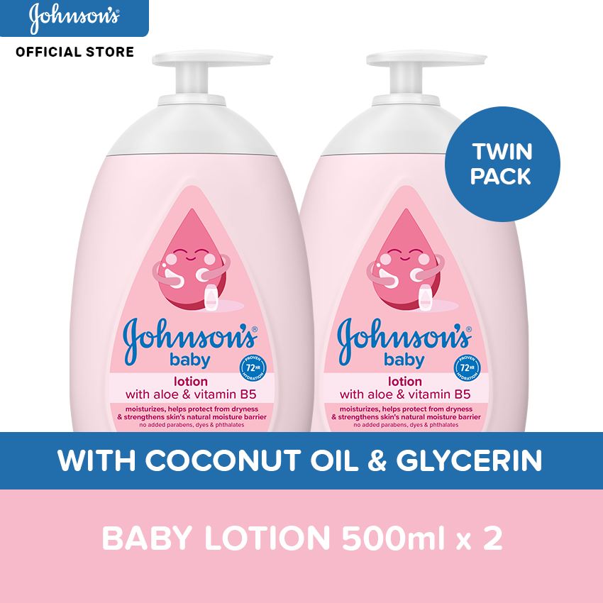 Johnsons Baby Lotion 500ml x 2
