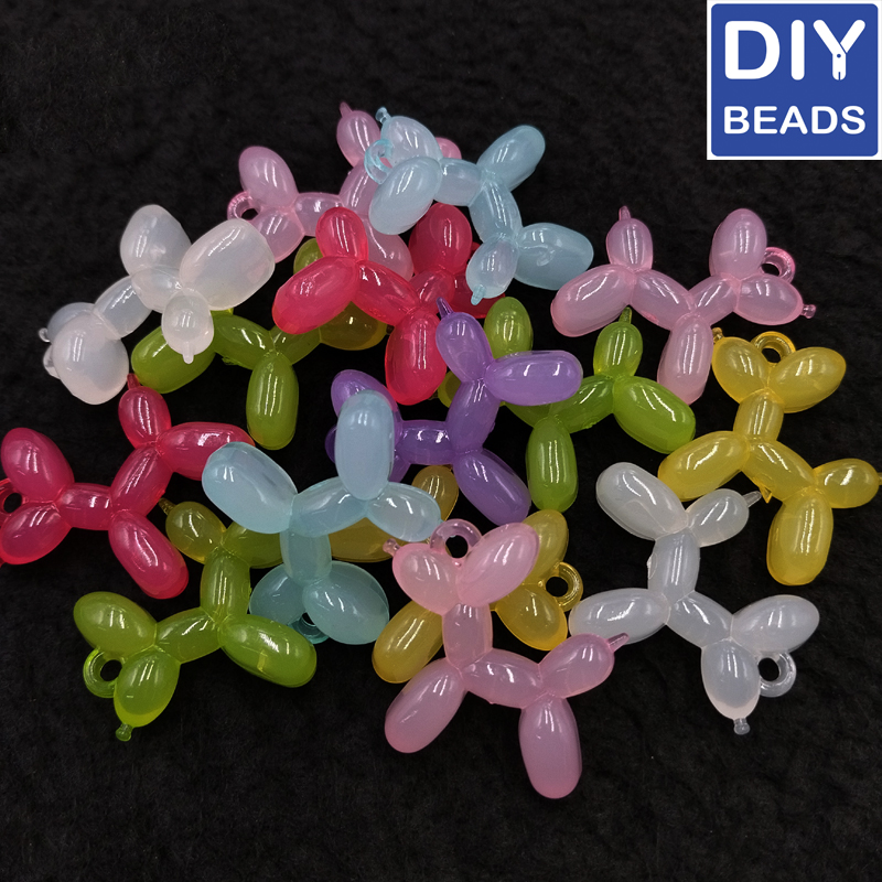 Diy Beads Gulaman Mix Beads Dog 33.5mm (165grams)