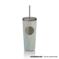 Starbucks 20oz Urban Haze Rhinestone Light Stainless Steel Dual Lid Cold Cup #UrbanHaze