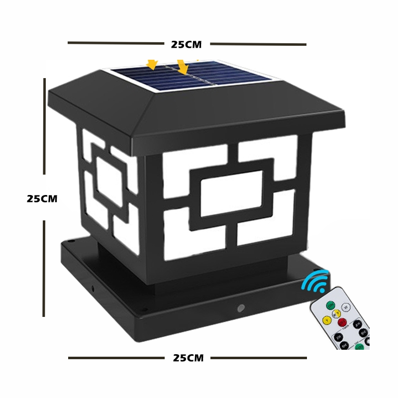 OOKAS solar light for fence post solar light fence post Solar Post Lights Outdoor Fence Post Cap Light Fence Post Cap Light solar post light Solar Gate Pillar Light solar gate pillar light LED Outdoor garden lamp Gate outdoor pillar light lampu pagar