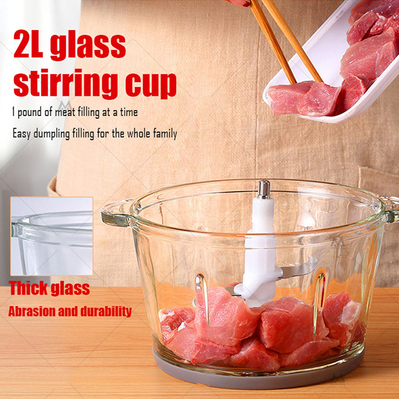 ZHIGO 300W Electric meat grinder Meat blender chopper meat grinder vegetable grinder curry