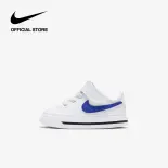 [VOUCHER ĐẾN 40% + MUA 2 GIẢM 5%] Giày Nike Kids' Court Legacy Baby/Toddler (Boys') Shoes - White