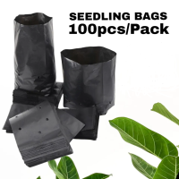100pcs Plastic Seedling bag /plants Grow Bag / Planters bag for plants