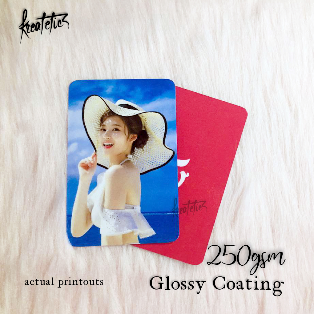 KREATECO Customized Photocards 250gsm and 300gsm MESSAGE US FIRST BEFORE CHECKOUT READ DESCRIPTION